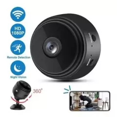 Mini Micro Camera Ip Espiã Wifi Full Hd Segurança Visão Noturna C/gravador De Voz
