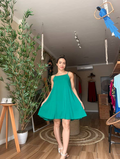 Vestido Lótus Verde - loja online