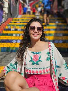 Conjunto Tropical Verde Pink na internet