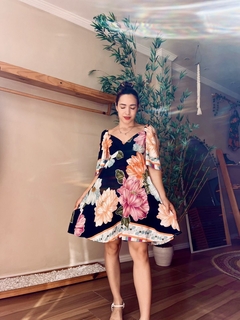 Vestido Aquarela de Flores - comprar online