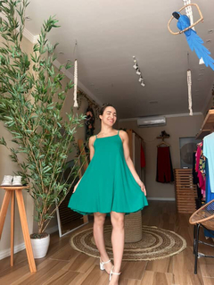 Vestido Lótus Verde - comprar online