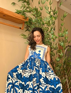 Vestido Tshirt Mundo Azul