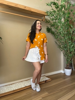 Camisa Feminina em Viscolinho Loren - loja online