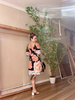 Vestido Aquarela de Flores - loja online