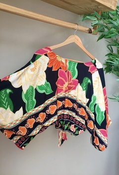 Cropped Flor de Caju - comprar online