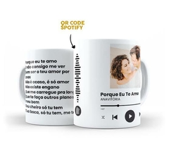 Caneca Spotify dia dos namorados - comprar online