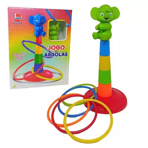 Jogo de Argolas Desenvolvimento Infantil Divertido