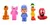 Bonecos Vinil Pocoyo Miniatura Dedoche na internet
