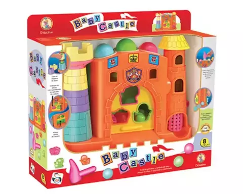 Brinquedo Casatelo Didático Baby Castle