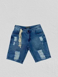 Bermuda Jeans Rasgada clara kakali