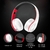 Fones de ouvido sem fio dourados masculino feminino Bluetooth estéreo com Build-i - loja online