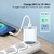 Para carregador rápido original de 20 W da Apple para iPhone 14 13 12 11 Pro Max Plus SE3 X XS - EizyStore