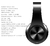 Fones de ouvido sem fio dourados masculino feminino Bluetooth estéreo com Build-i