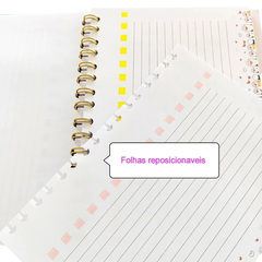 Caderno Com Folhas Reposicionáveis + Quadrinho Decorativo - comprar online