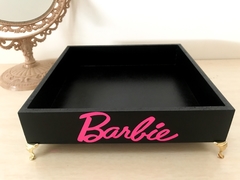 Bandeja 20x20 Barbie - Ateliê Papel e Flor
