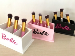 Porta Pincel da Barbie com Três lugares