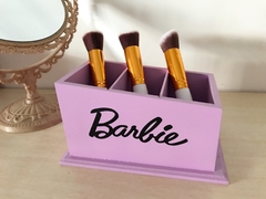 Porta Pincel da Barbie com Três lugares - loja online