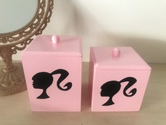 Kit cotonete e algodão Barbie - comprar online