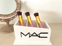 Porta Pincel MAC 3 lugares - Ateliê Papel e Flor