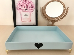 Bandeja Organizadora Coração - Ateliê Papel e Flor