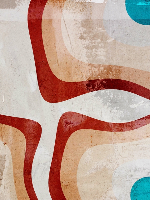 Circulos boho com textura