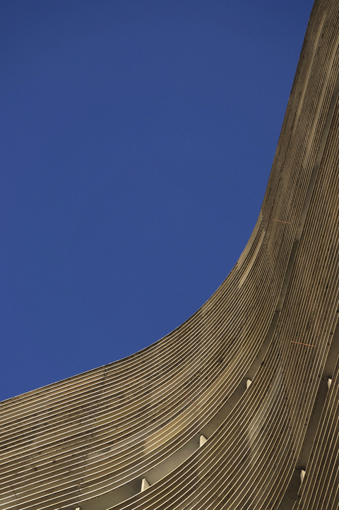 Linhas Abstratas do Prédio Copan em São Paulo