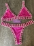 BIQUÍNI DUPLA FACE ARTESANAL ( MARGARIDAS/ PINK) - loja online