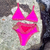 TOP DO BIQUÍNI ARTESANAL DUPLA FACE - LILÁS / PINK
