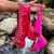 TOP DO BIQUÍNI ARTESANAL DUPLA FACE - LILÁS / PINK - loja online