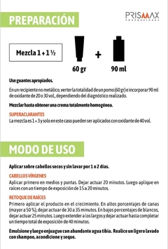 Coloración Profesional Permanente Prismax Elite - comprar online