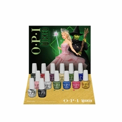 OPI - "WICKED" Gel Color x 14 unidades + exhibidor