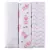 KIT CUEIRO FLANELADO BUBLIM 1,00X80CM CONTÉM 03 PEÇAS- FEMININO