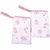 BABETE ESTAMPADO SOFT COM PRENDEDOR DE CHUPETA 20CM X 40CM - ALVINHA