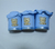 CONJUNTO DE POTES BORDADO COM 3 UNIDADES - MENINO - comprar online