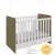 BERÇO BEN AMERICANO PEROBA - BRANCO BRILHO/CARVALHO - comprar online