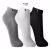 KIT DE MEIA 3 PARES SOQUETE LISA INFANTIL LUQUI KIDS - TAMANHOS VARIADOS