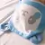 TOALHA ESTAMPADA COM CAPUZ E FORRO DE FRALDA 67CMX90CM INCOMFRAL- PANDA AZUL na internet