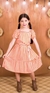 VESTIDO XADREZ ESTILO CIGANINHA COM CINTO