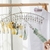 Stainless Steel Clothes Hanger Windproof Laundry Drying 6-20Pegs Clothing Rack T - loja online