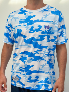 Remera Camuflada Azul