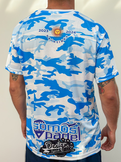 Remera Camuflada Azul - comprar online