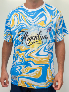 Remera Argentina Liquid Gold