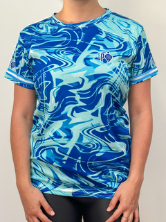 Remera Argentina Liquid Azul