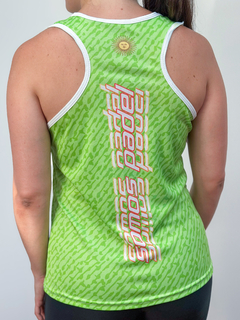 Musculosa Verde Lima Diagonal - comprar online