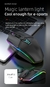 Mouse mudo para jogos com fio 1600 DPI óptico 6 botões USB mouse com luz de fu na internet