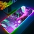 Mouse Pad RGB grande XXL Gaming Mousepad LED Mausepad Gamer Cyberpunks Tapete de