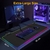 Grande Mouse Pad RGB Mouse Mats Mousepad RGB Tapete de mesa Gaming Mouse Pad Gam na internet