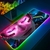 Mouse Pad RGB grande XXL Gaming Mousepad LED Mausepad Gamer Cyberpunks Tapete de - comprar online