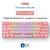 Motospeed ck61 ck62 russo inglês teclado mecânico rgb luz de fundo anti-ghosti