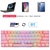 Motospeed ck61 ck62 russo inglês teclado mecânico rgb luz de fundo anti-ghosti - JulioAraujoYT